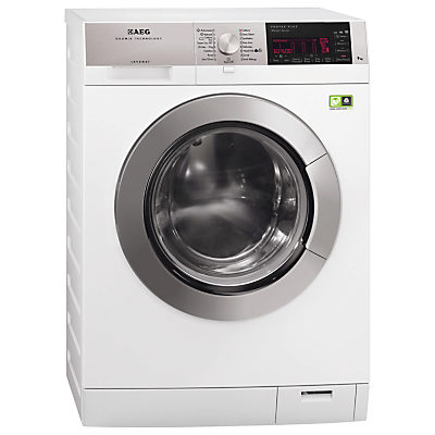 AEG L99699FL Freestanding Washing Machine, 9kg Load, A+++ Energy Rating, 1600rpm Spin, White